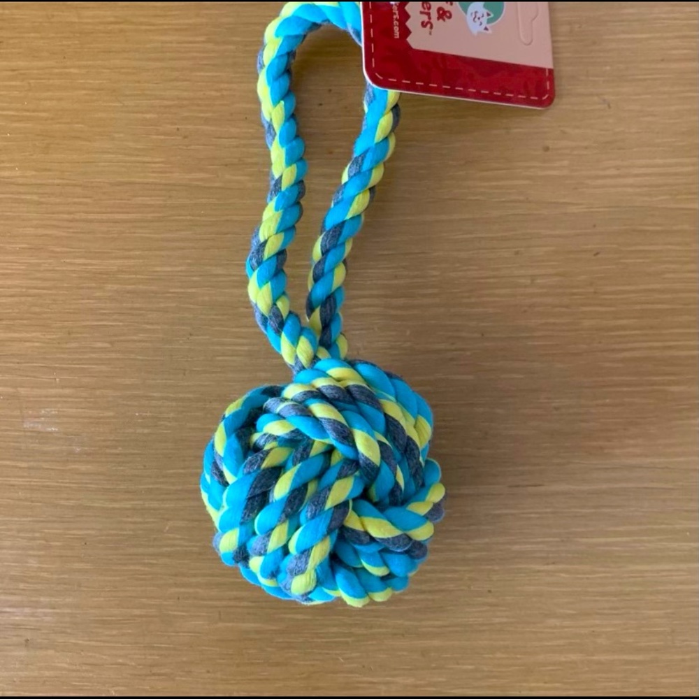 Woof & Whiskers Rope Knot Loop Dog Chew Toy